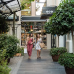 Two women shopping